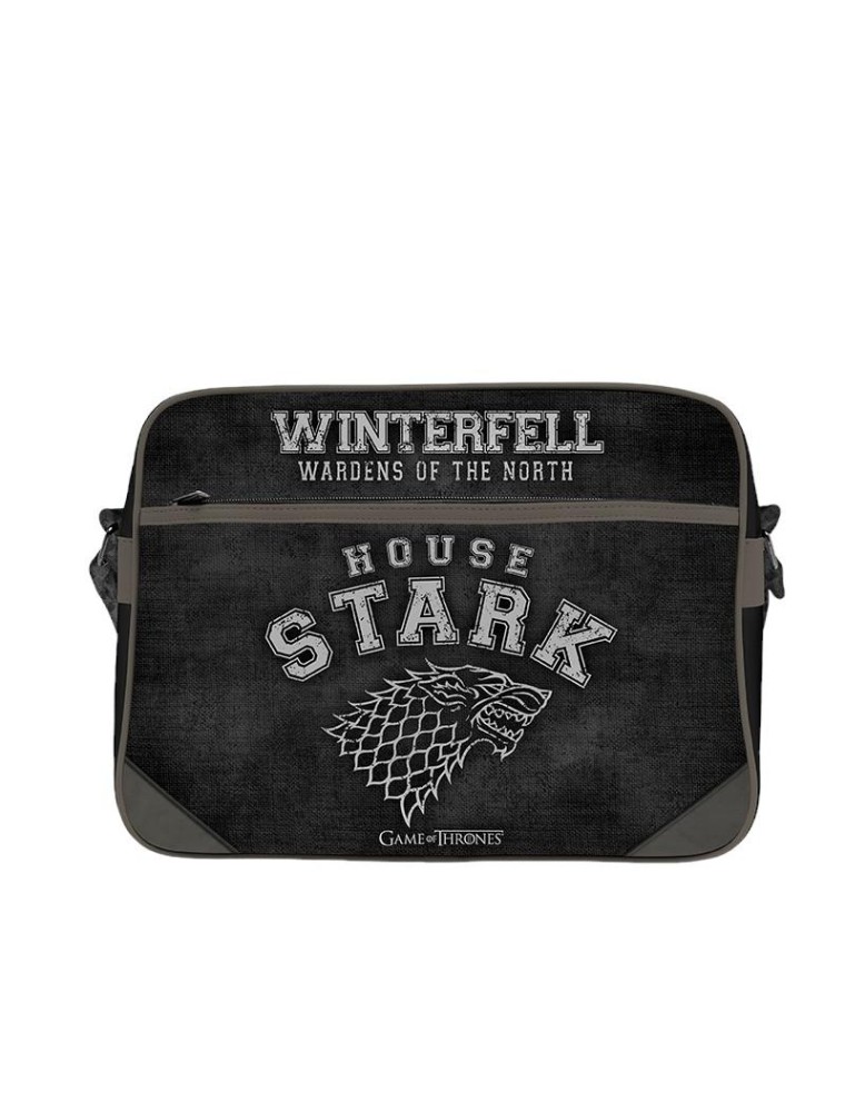 Il Trono Di Spade - Borsa A Tracolla Full Print "house Stark" - Vinile