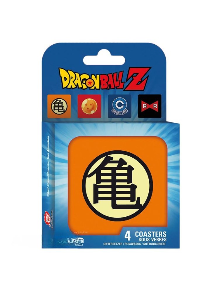 Dragon Ball - Set 4 Sottobicchieri "symbols"