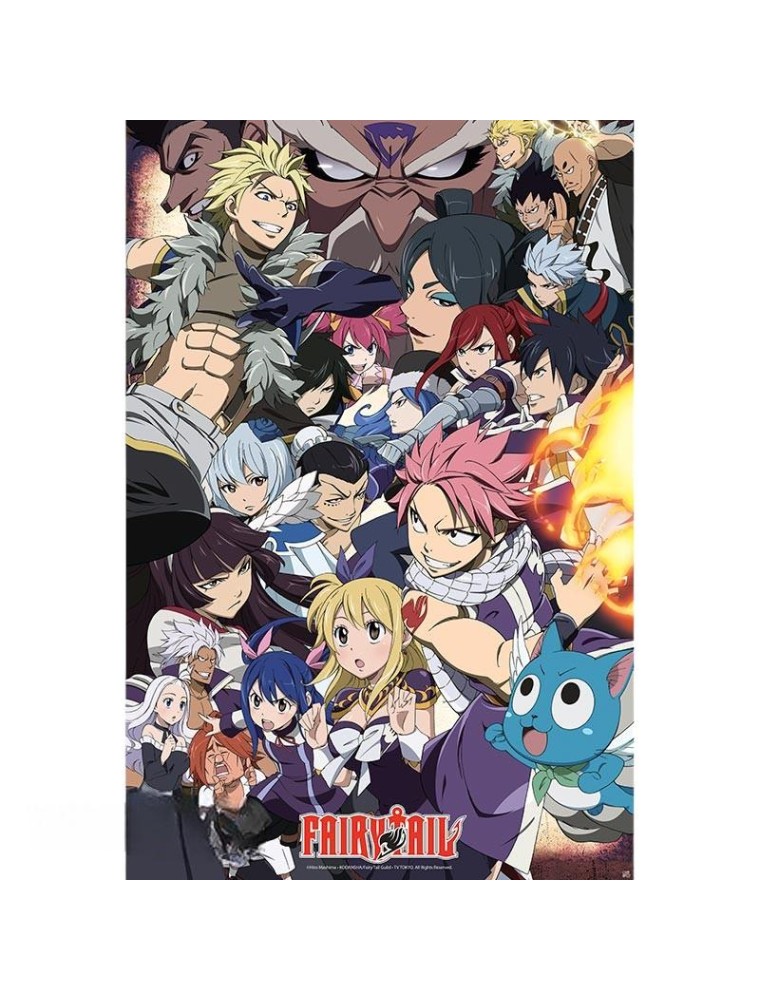 Fairy Tail - Poster "fairy Tail Vs Other Guilds" (91.5x61)