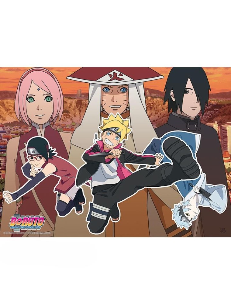 Boruto - Poster "new Team 7" (52x38)