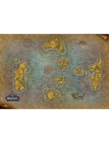 World Of Warcraft - Poster "map" (91.5x61)