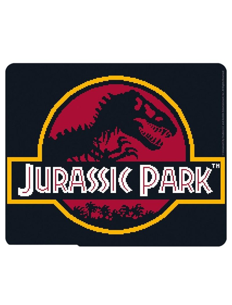 Jurassic Park - Flexible Tappetino Per Mouse - Pixel Logo