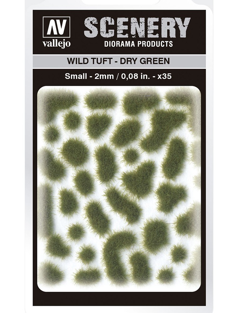 TUFT WILD SC401 DRY GREEN SMALL ACCESSORI PER MODELLISMO VALLEJO VALLEJO