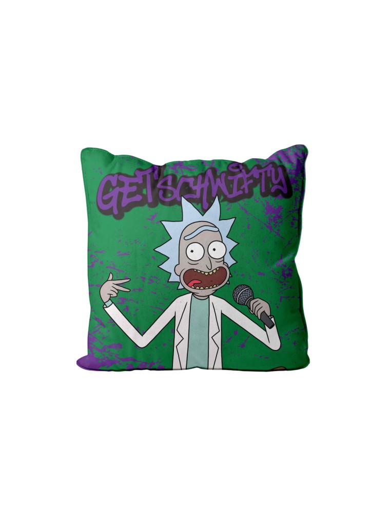 Rick & Morty Getschwifty Square Cuscino Cuscino Sd Toys