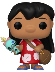 Lilo & Stitch Disney Funko POP Animazione Vinile Figura Lilo con Scrump 9 cm