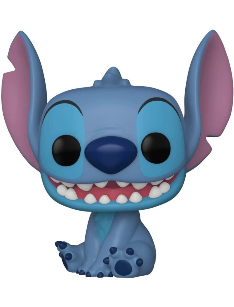 Lilo & Stitch Disney Funko POP Animazione Vinile Figura Stitch Sorridente Seduto 9 cm