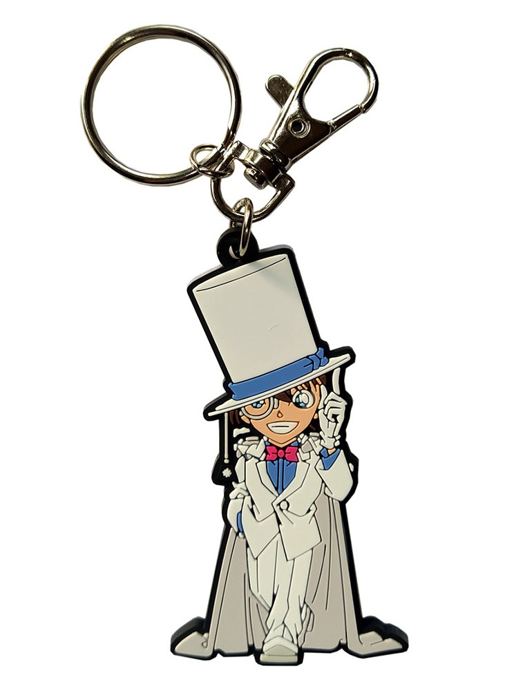 DETECTIVE CONAN KAITO KID RUBBER KCHAIN PORTACHIAVI SAKAMI MERCHANDISE