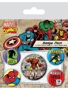 Marvel Comics Spilla Badges...