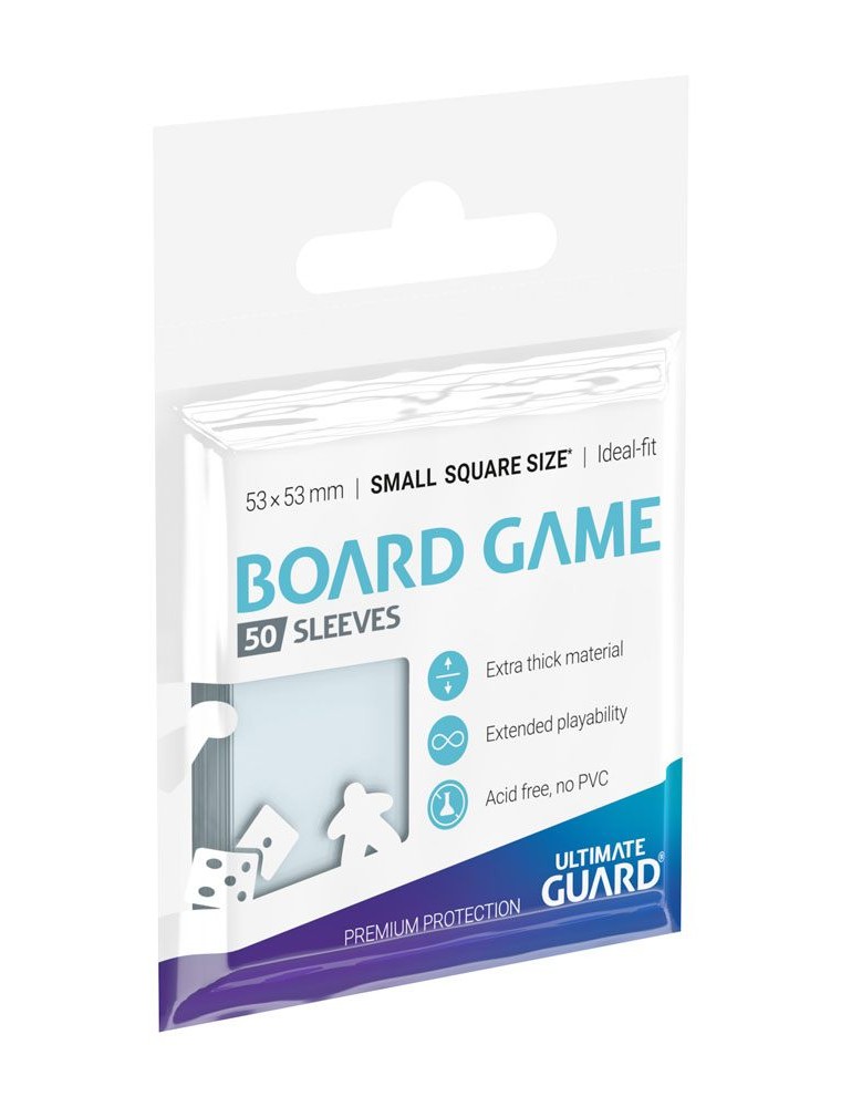 Ultimate Guard Premium Sleeves For Gioco Da Tavolo Cards Small Square (50) Ultimate Guard