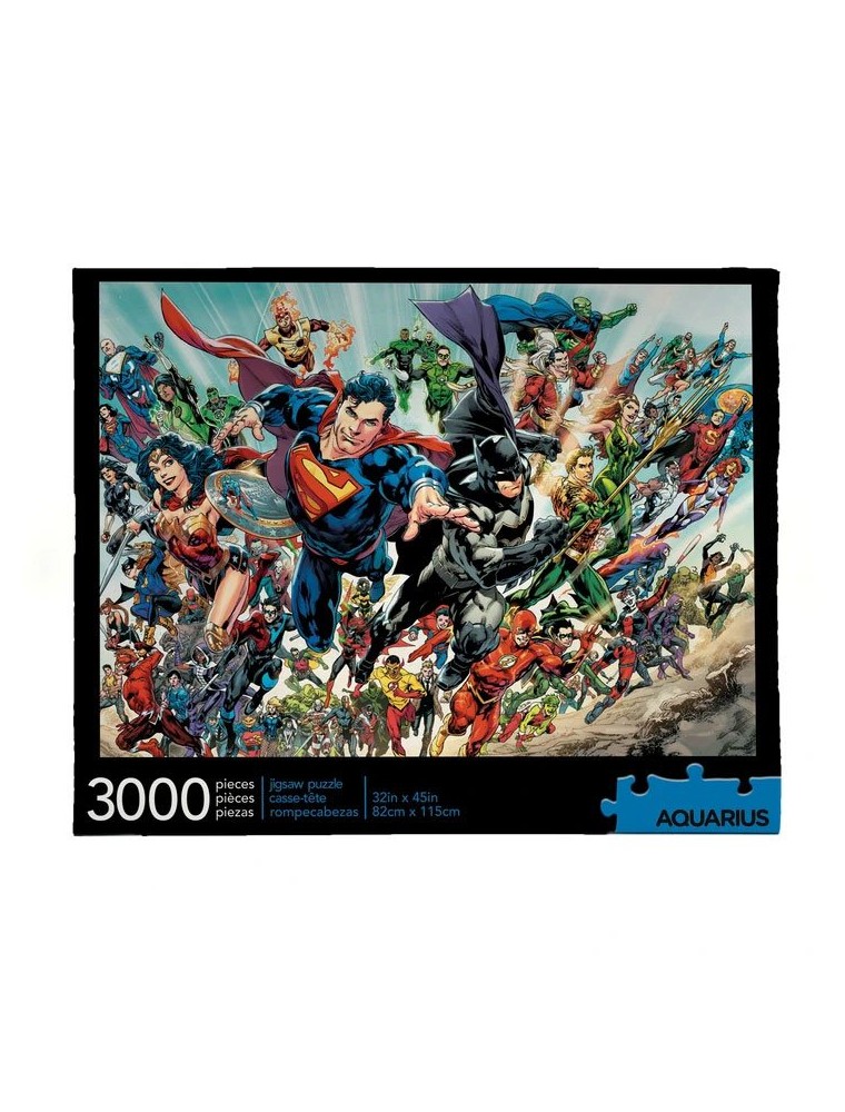 Dc Comics Jigsaw Puzzle Cast (3000 Pezzi) Aquarius