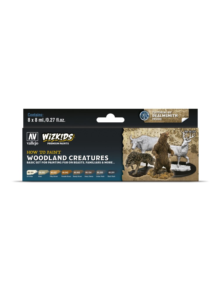 Wizkids Ps Woodland Creatures Colori Vallejo VALLEJO