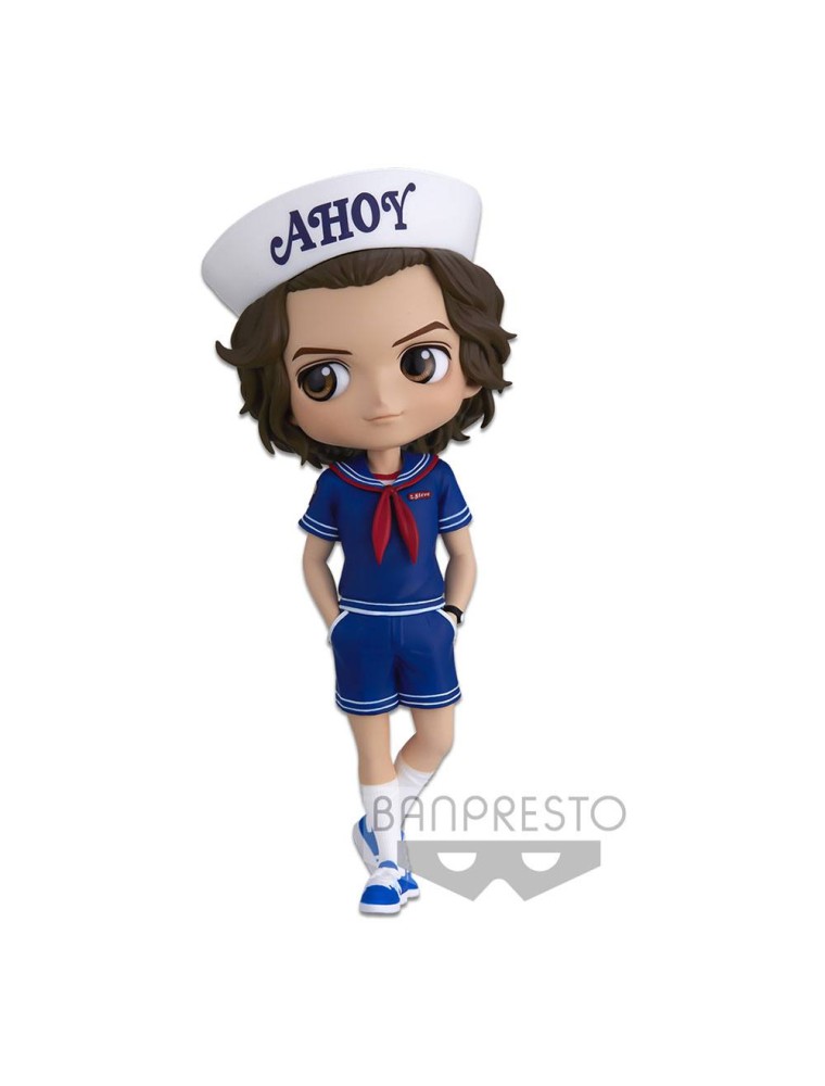 Stranger Things Q Posket Mini Figura Steve 14 Cm Banpresto