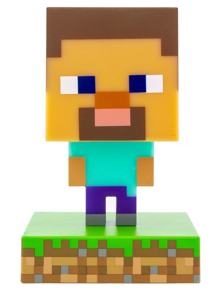 Minecraft 3D Icon Light Steve Paladone Products