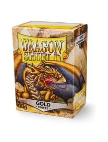 Dragon Shield Bustine Protettive Standard Size Matte Gold (100) Accessori