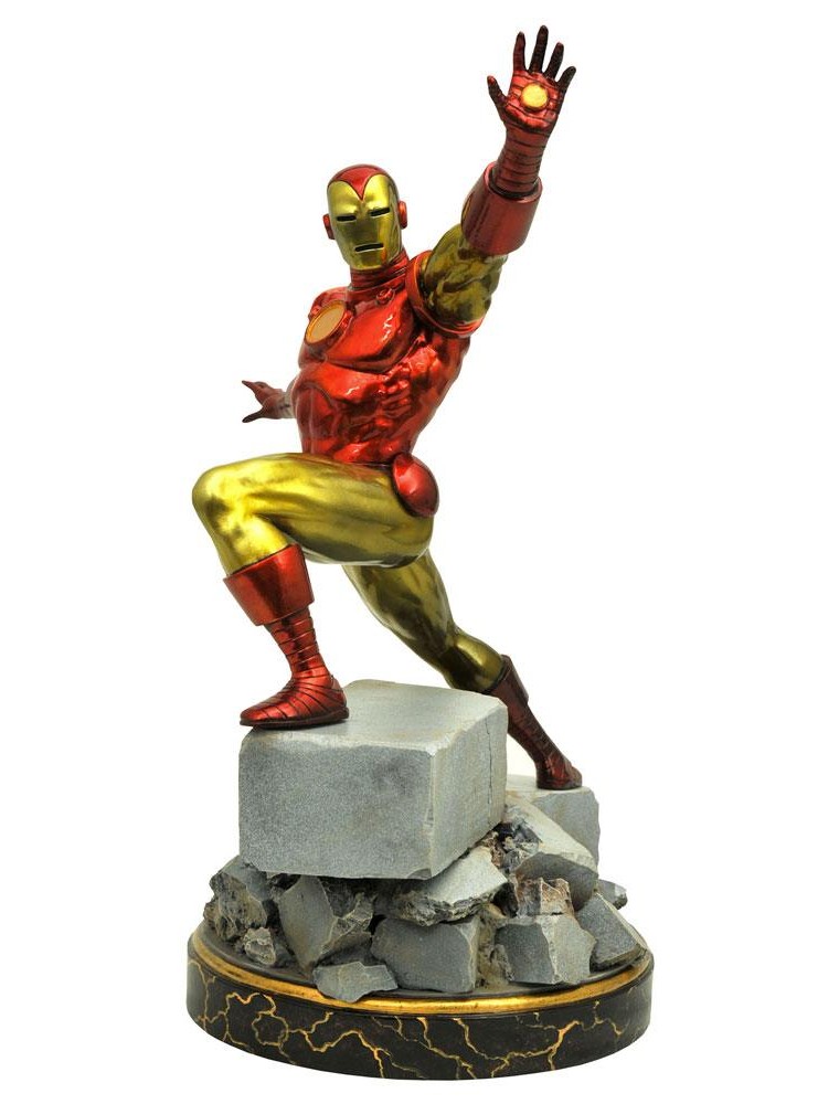 Marvel Premier Collection Pvc Statua Classic Iron Man 35 Cm Diamond Select