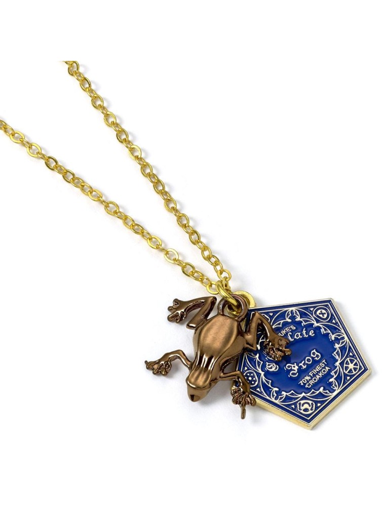 Harry Potter Ciondolo & Collana Rana di Cioccolato The Carat Shop