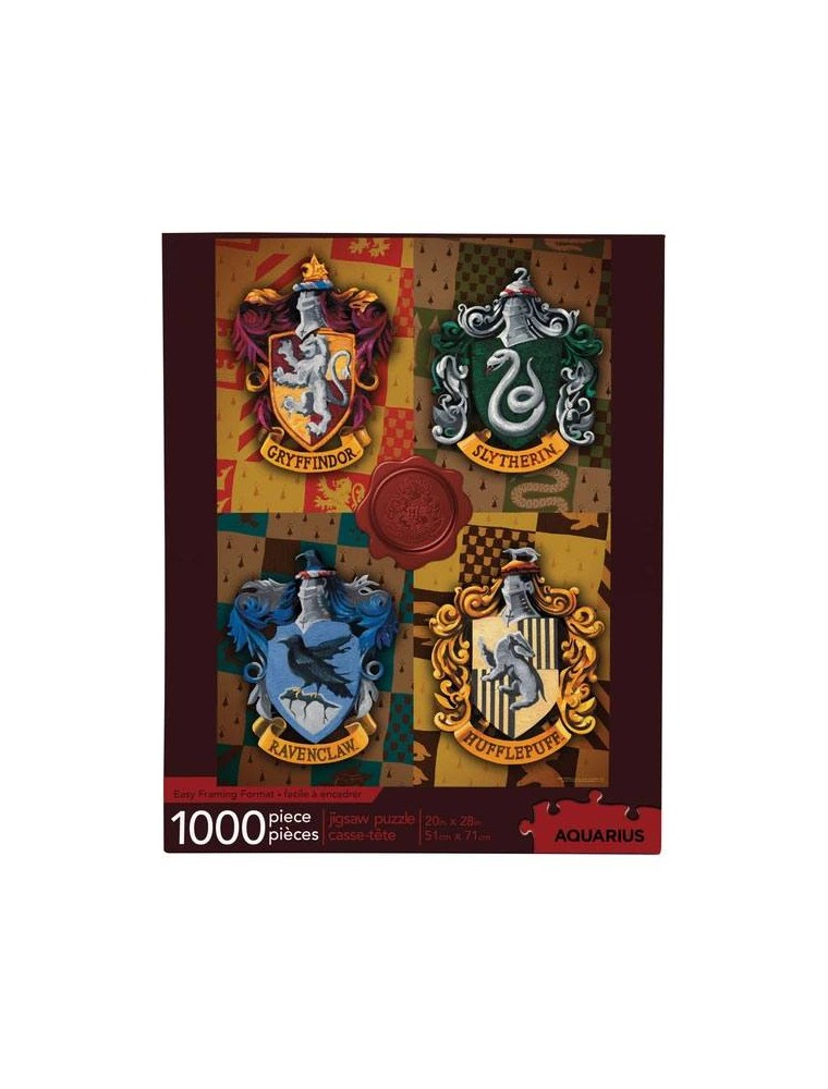 Harry Potter Jigsaw Puzzle Crests (1000 Pezzi) Aquarius