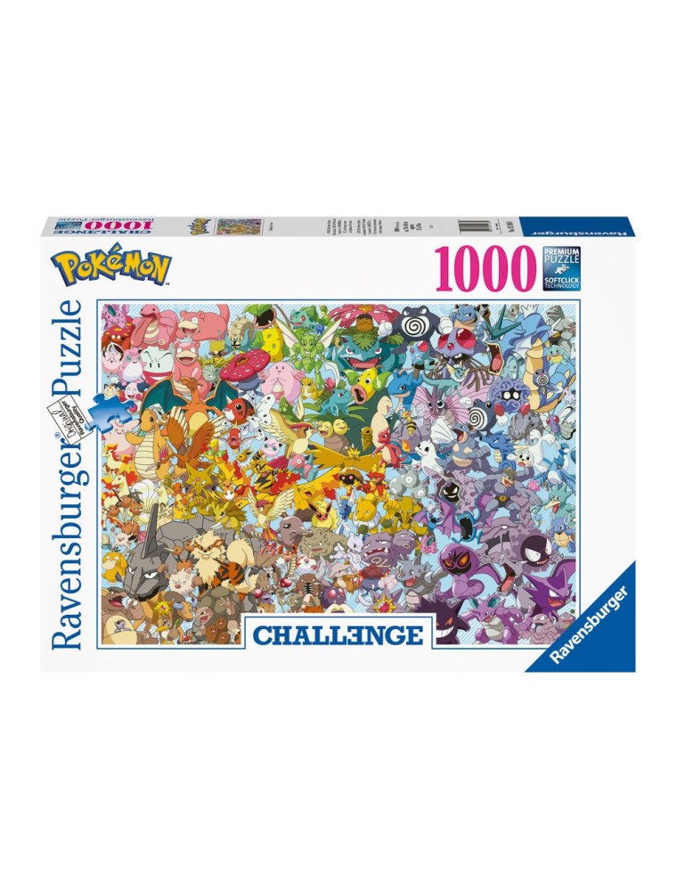 Pokémon Challenge Jigsaw Puzzle Group (1000 Pezzi) Ravensburger