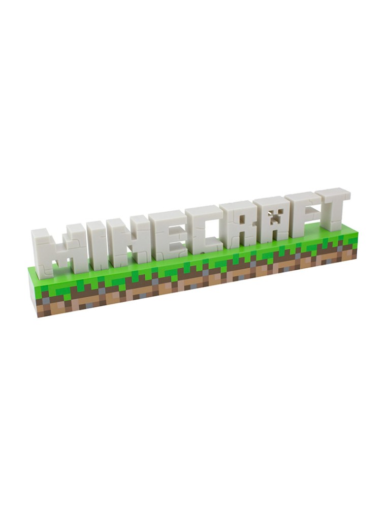 PALADONE LAMPADA LOGO MINECRAFT GADGET