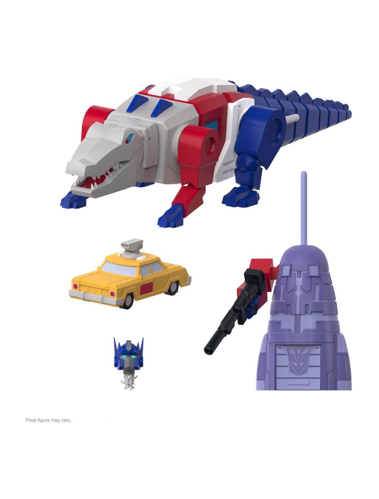 Transformers Ultimates Action Figura Alligaticon 28 Cm Super7