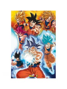 Dragon Ball Super Poster "Trasformazione di Goku" 91.5 x 61 cm AbyStyle