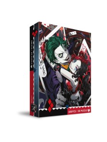 Dc Comics Jigsaw Puzzle Con 3d-effect The Joker & Harley Quinn Manga (100 Pezzi) Sd Toys