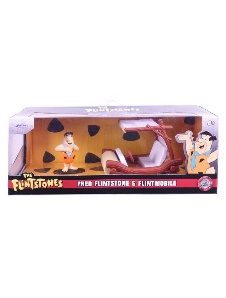 The Flintstones Troncomovil Car + Pedro Figura Set Jada Toys