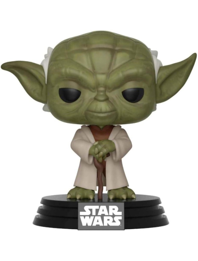 Star Wars Funko Pop Film Vinile Figura Clone Wars Yoda 9 cm