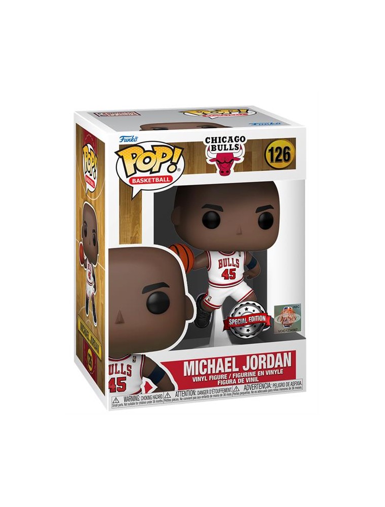 Michael Jordan Nba Pop Funko Vinile Figura 126 (1995 Playoff) Excl 9cm