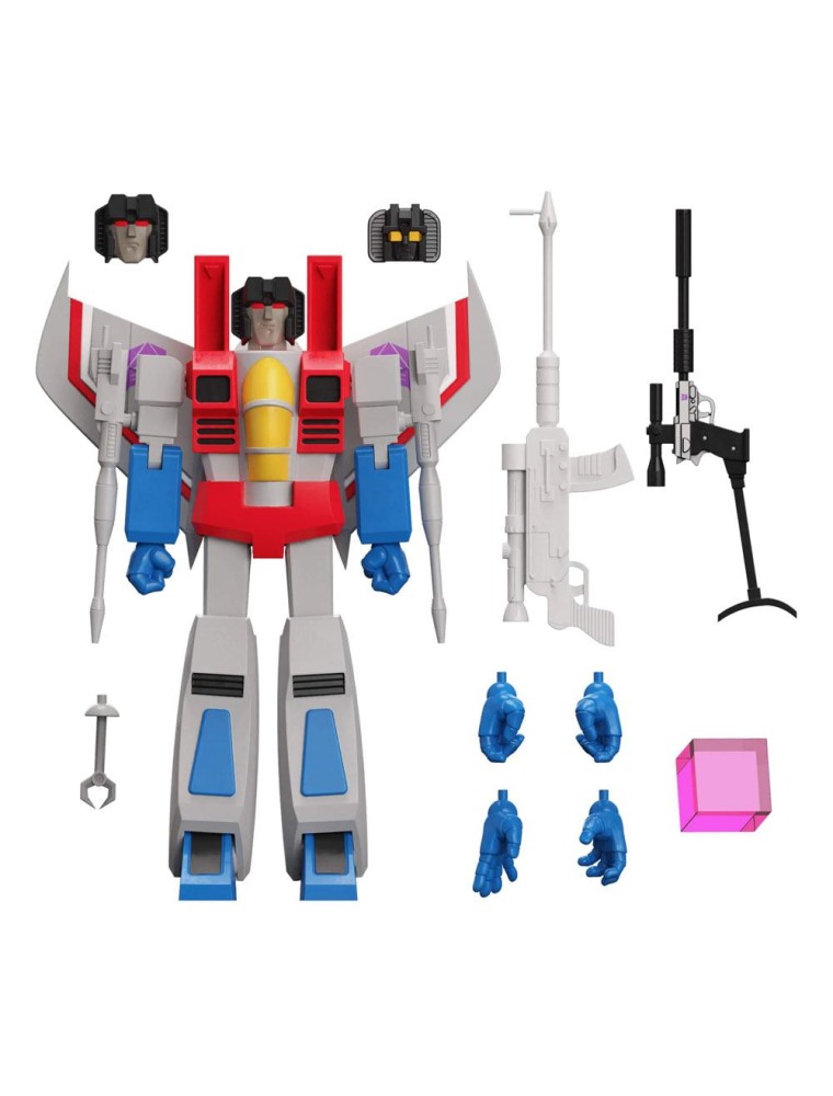 Transformers Ultimates Action Figura Starscream G1 18 Cm Super7