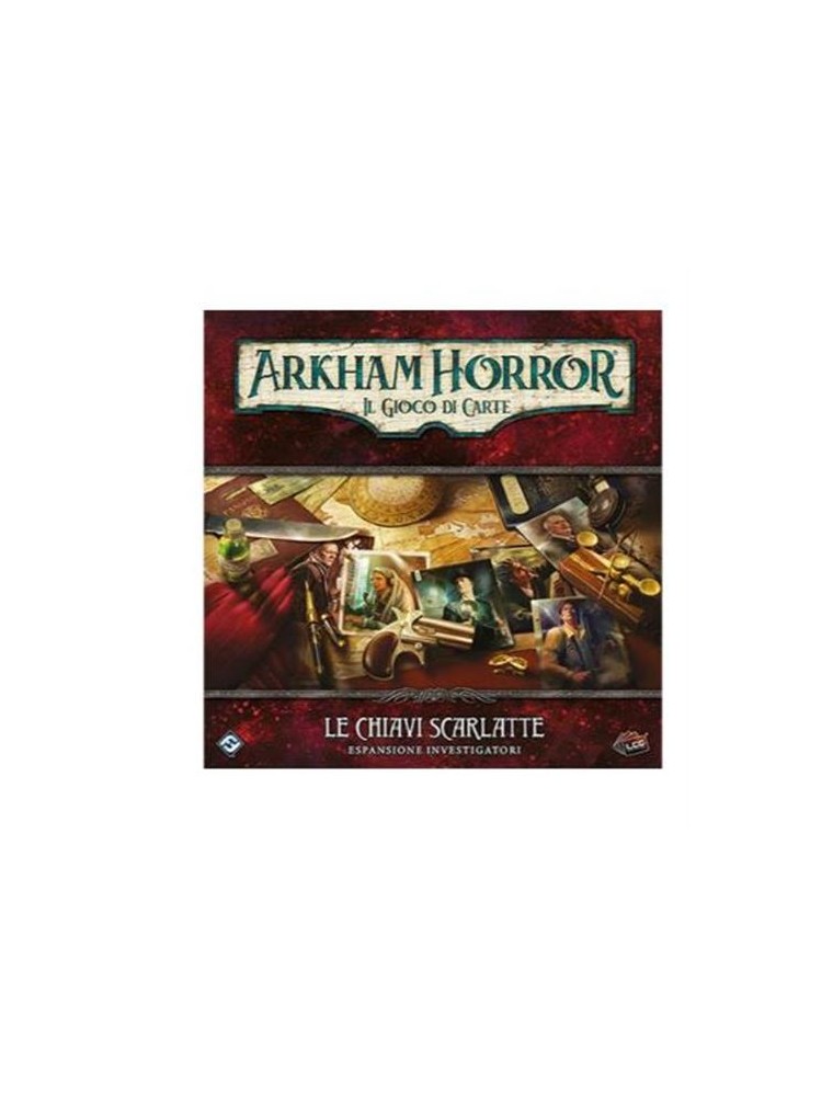 Arkham Horror - Lcg - Le Chiavi Scarlatte - Espansione Investigatori Giochi Da Tavolo