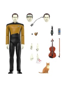 Star Trek: The Next Generation Ultimates Action Figura Lieutenant Commander Data 18 Cm Super7