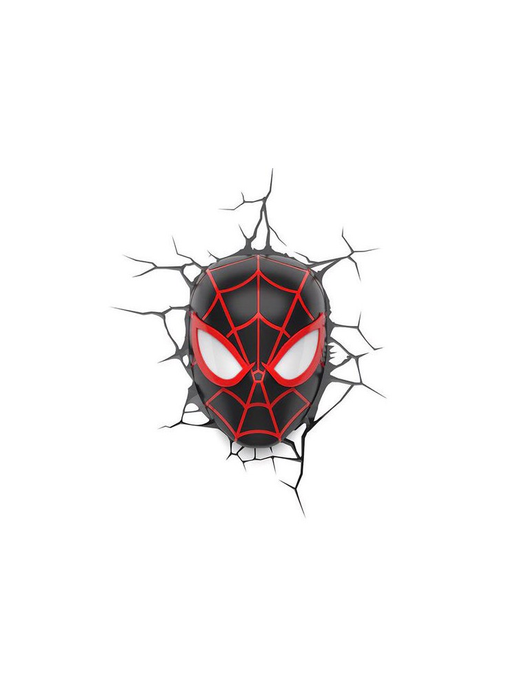 Marvel 3D LED Light Spider-Man Miles Morales Face 3D 3Dlight