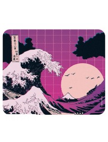 Hokusai - Flexible Tappetino Per Mouse - "great Wave Vapour"