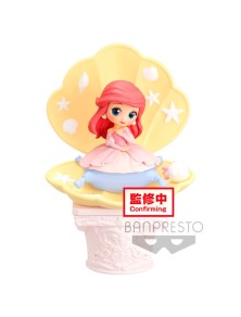 Disney Characters Pink Dress Style Ariel Ver.a Q Posket Figura 12cm Banpresto