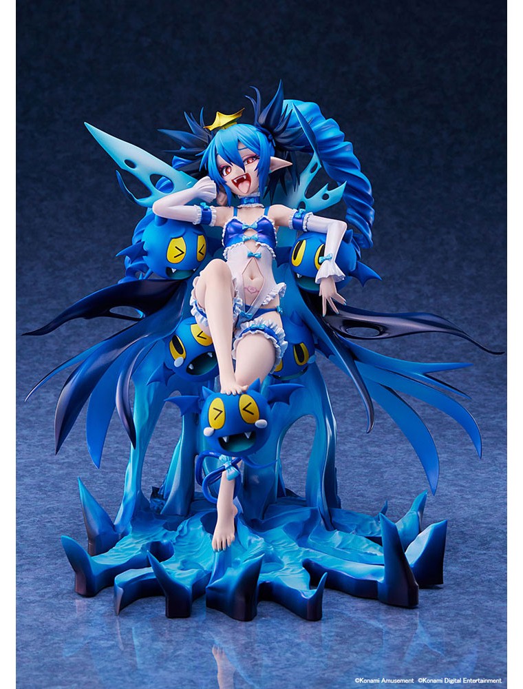 Bombergirl Pvc Statua 1/7 Aqua Lewysia Aquablue Vampire Negligee Ver. 25 Cm Amakuni