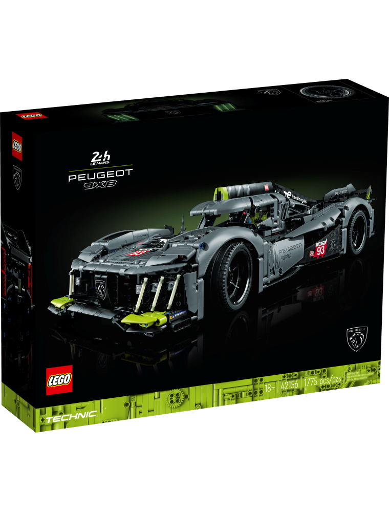 LEGO TECHNIC 42156 - PEUGEOT 9X8 24H LE MANS HYBRID HYPERCAR