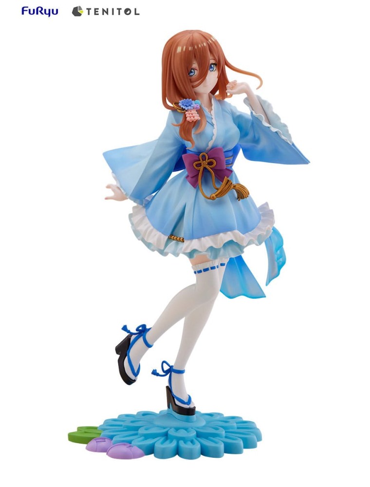 The Quintessential Quintuplets Movie Tenitol Pvc Statua Miku 22 Cm Furyu