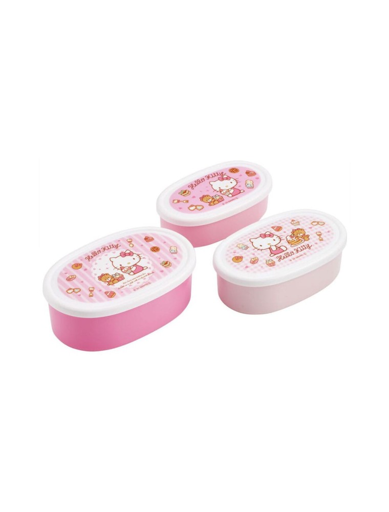 Hello Kitty Set Di 3 Contenitore Per Il Pranzo Sweety Pink Skater