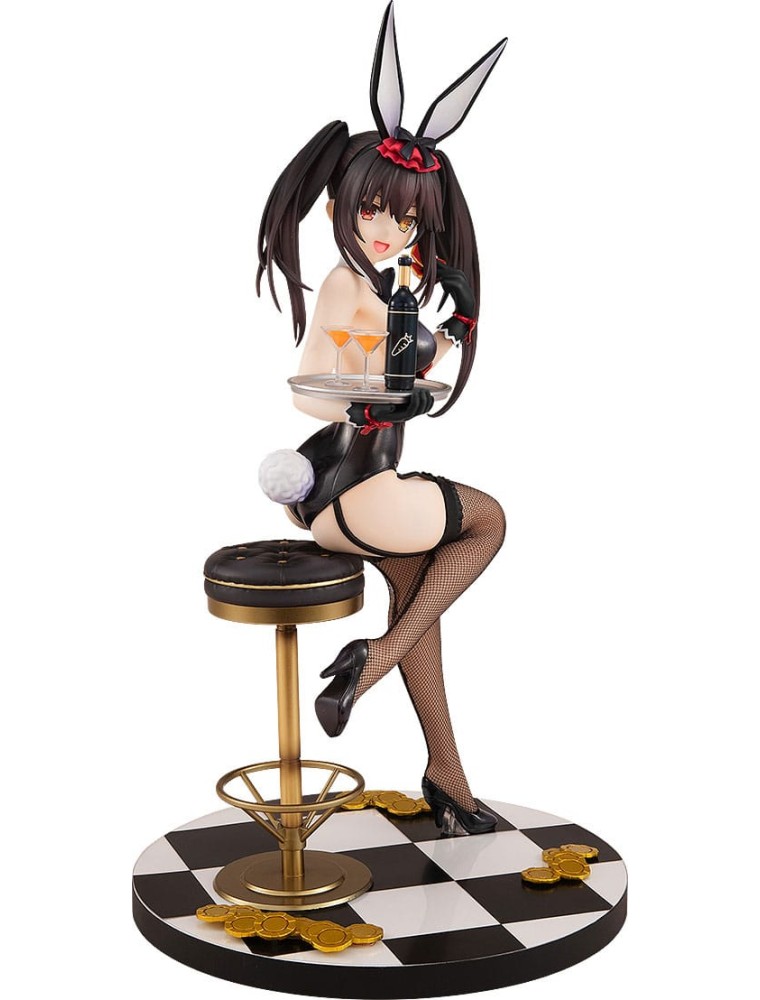 Date A Live Statua 1/7 Kurumi Tokisaki: Black Bunny Ver. 26 Cm Kadokawa