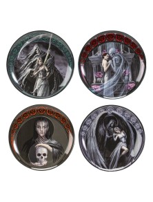 Anne Stokes Piatti 4-pack...