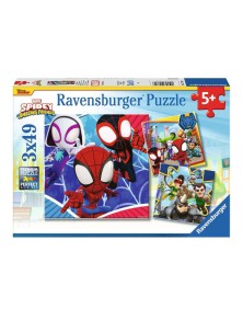 Spidey E His Amazing Friends Children's Jigsaw Puzzle (3 X 49 Pezzi) Ravensburger