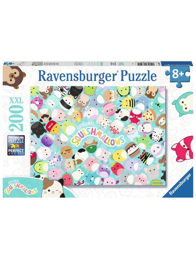 Squishmallows Children's Jigsaw Puzzle Xxl Mallow Days (200 Pezzi) Ravensburger