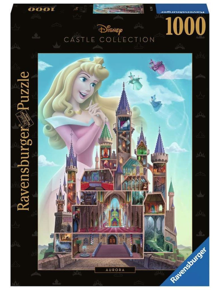 Disney Castle Collection Jigsaw Puzzle Aurora (la Bella Addormentata) (1000 Pezzi) Ravensburger