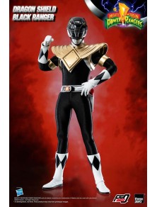 Mighty Morphin Power Rangers Figzero Action Figura 1/6 Dragon Shield Black Ranger 35 Cm Threezero