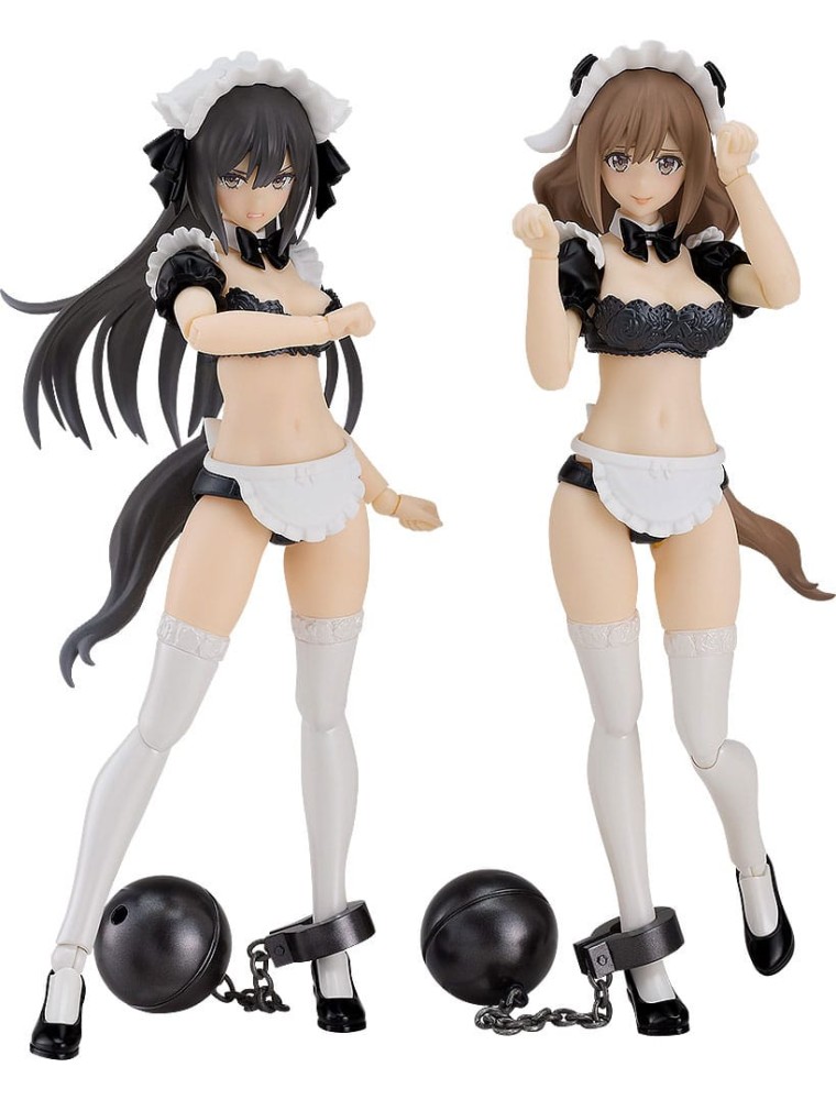 Guilty Princess Plastica Model Kit Plamax Gp-07 Underwear Body Girl Ran & Jelly: Maid Ver. Set 16 Cm Max Factory