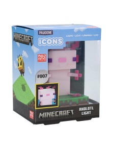 PALADONE* ICONS MINECRAFT AXOLOTL - LAMPADE