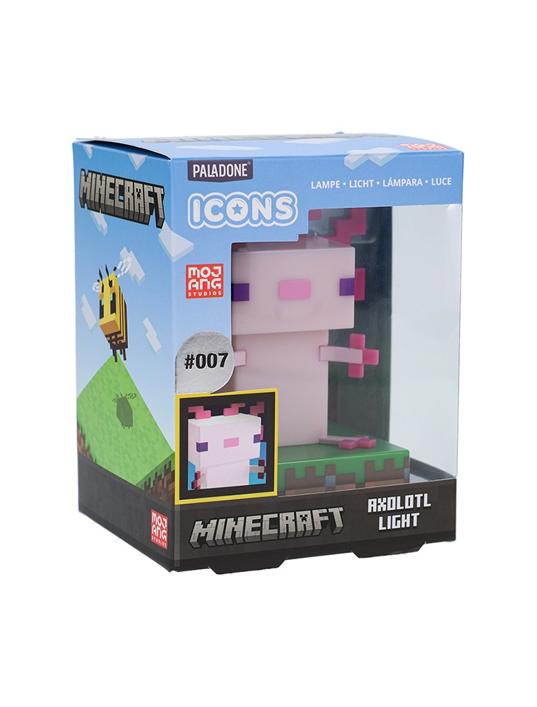 PALADONE* ICONS MINECRAFT AXOLOTL - LAMPADE