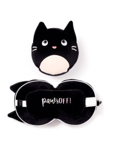 Resteazzz Fine Feline Cat Da Viaggio Cuscino Eye Mask Puckator