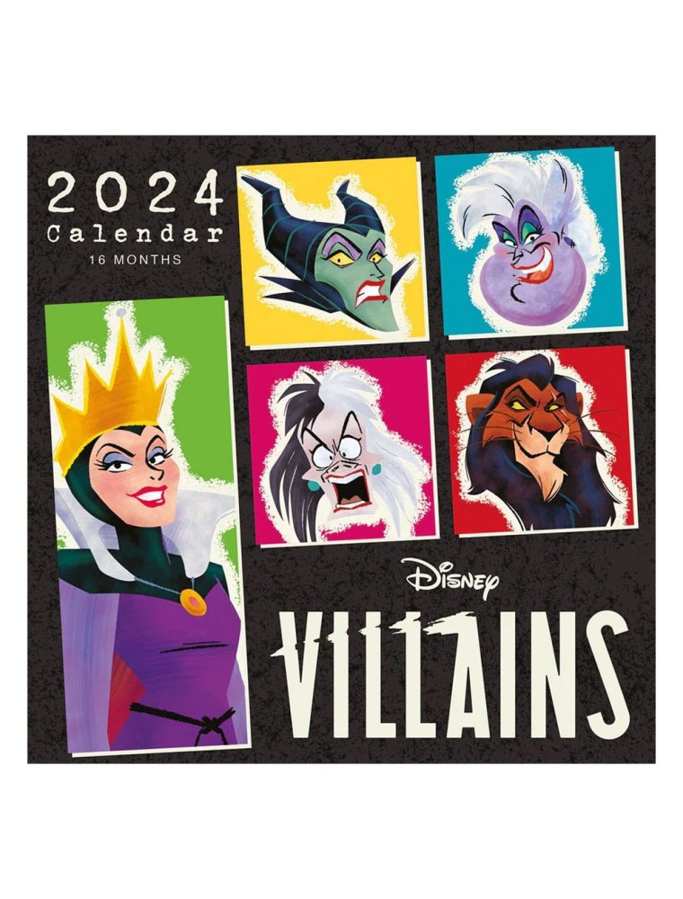 Disney Villains Calendar 2024 Once I Was Alone Pyramid International